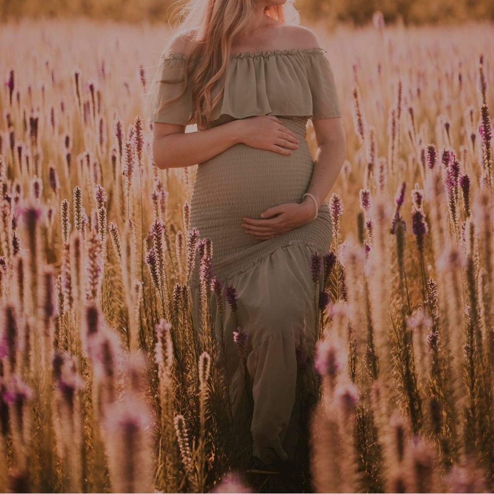 Small Baltic Born Dress. Bump friendly.